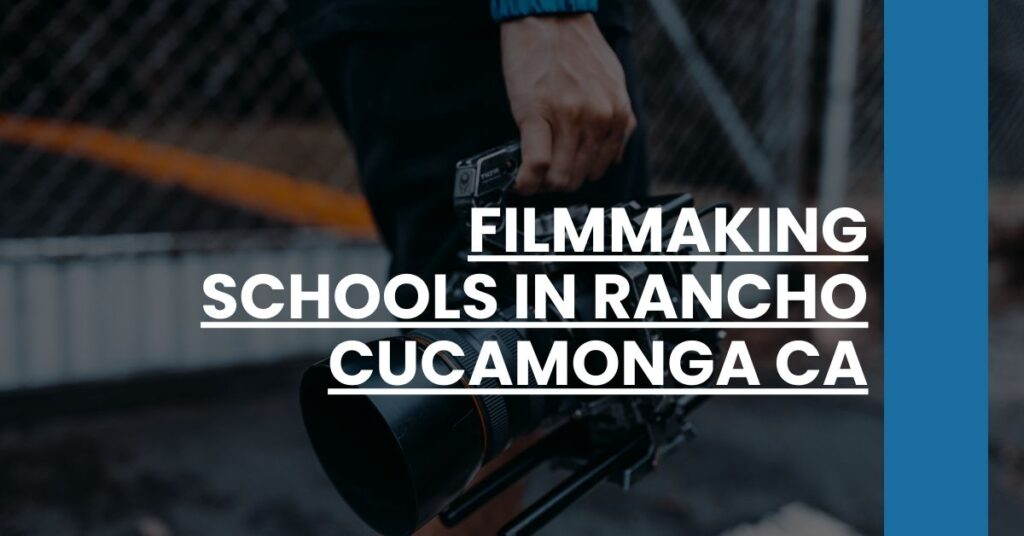 Filmmaking Schools in Rancho Cucamonga CA Feature Image